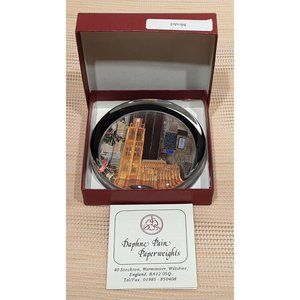 Daphne Pain Paperweights Wiltshire England Handmade St Botolphs Parish Church Th